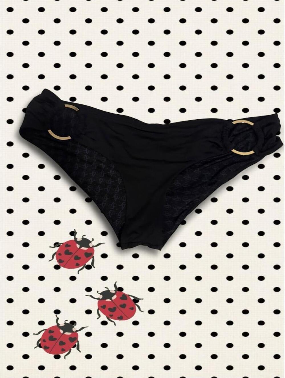 Victoria's Secret Women's Black Bikini-and-tankini-bottom